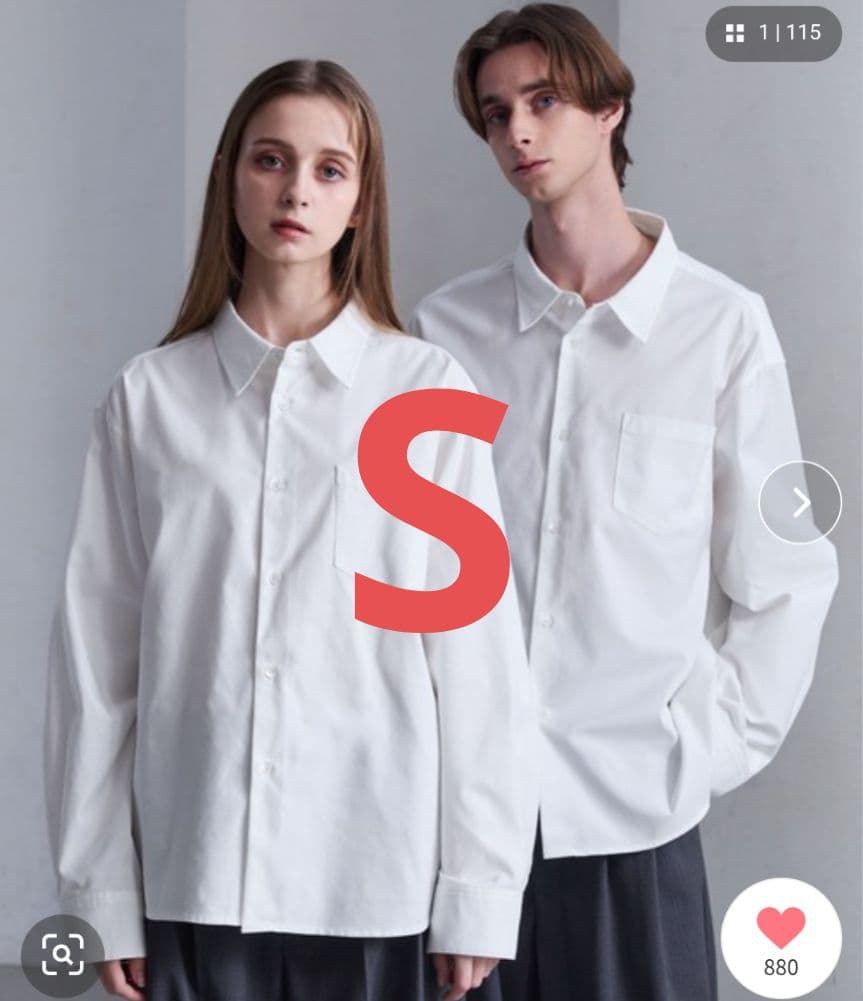 【clel】ロイヤルオックスフォード レギュラーカラーシャツ ホワイト Sサイズ CLEL（クレイル）の「【CLEL】Royal Oxford Regular Collar Shirt