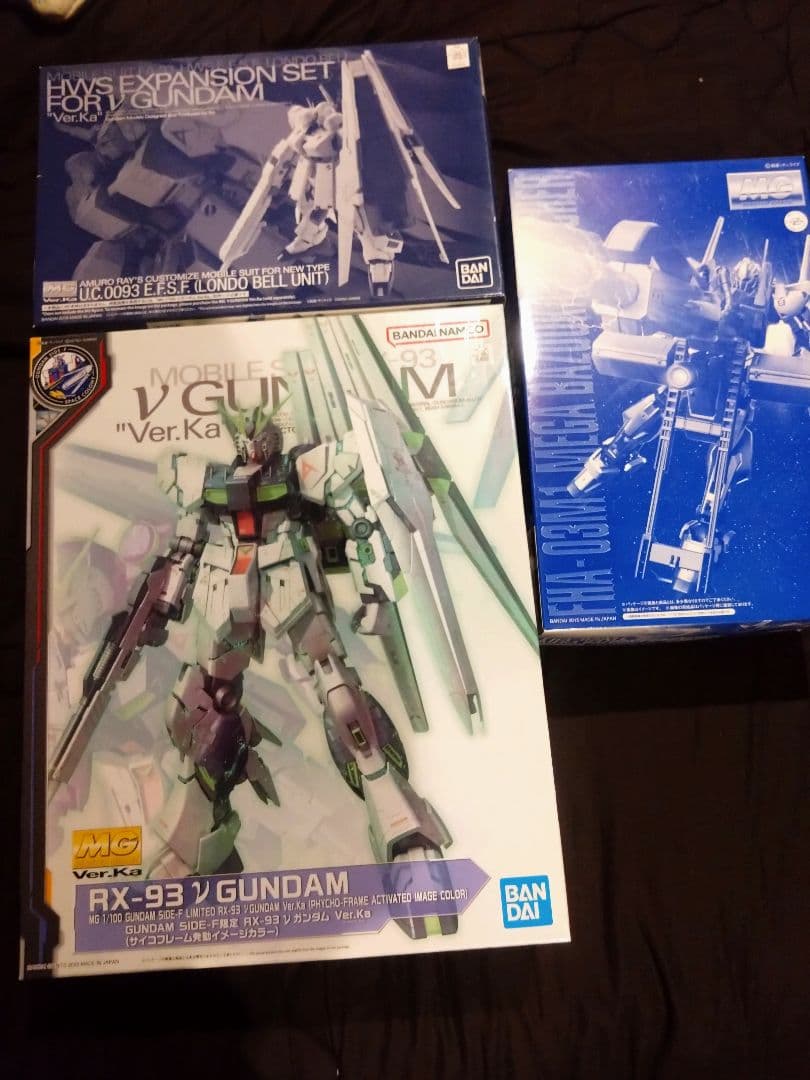 MG νガンダム side-f hws拡張セット　メガバズーカランチャー 未組立