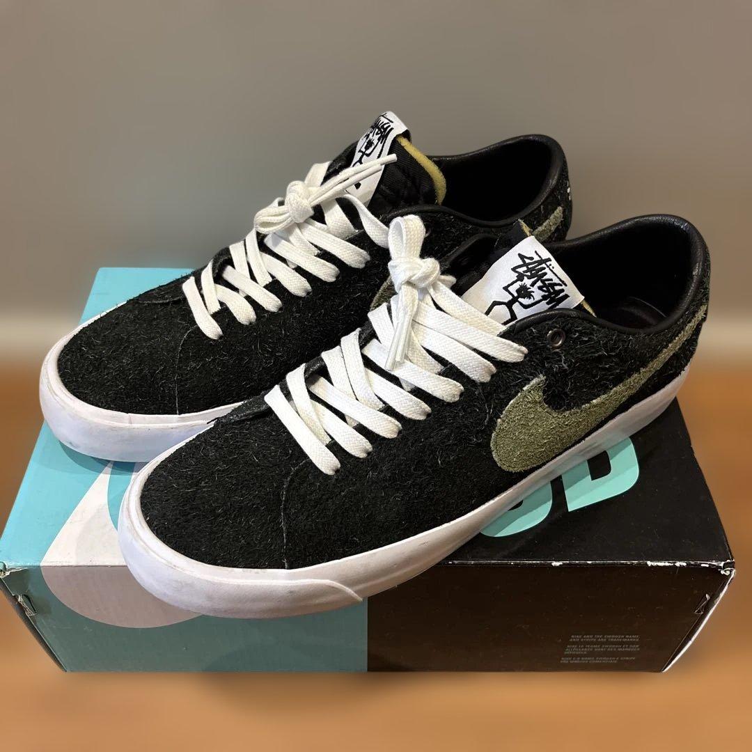 靴 STUSSY NIKE SB BLAZER 28cm