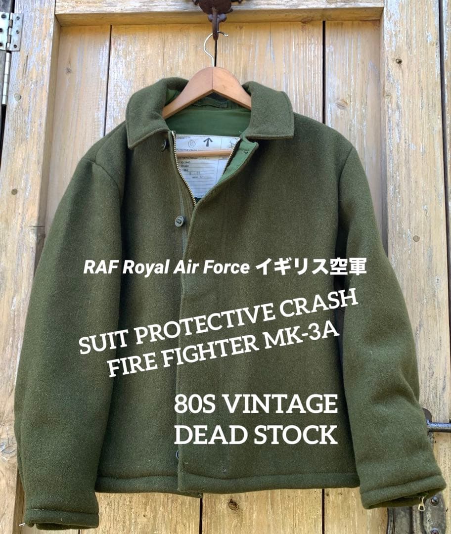 80S ヴィンテージ RAF ファイターJKT フライトジャケット イギリス空軍