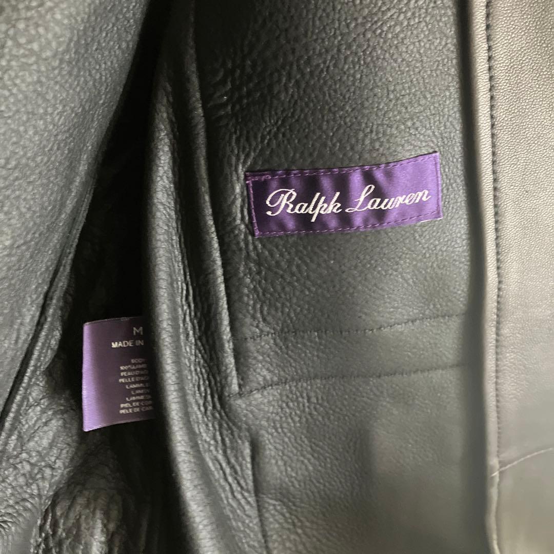 新品 ラルフローレンパープルレーベル レザージャケット - メルカリ