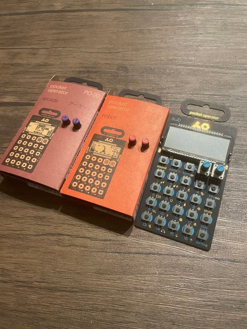 PO-28 robot PO-20 Arcade PO-14 sub3台セット