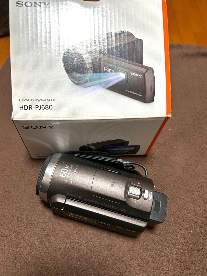 値引中！！SONY ソニー ビデオカメラ HDR-PJ680 ブロンズブラウン