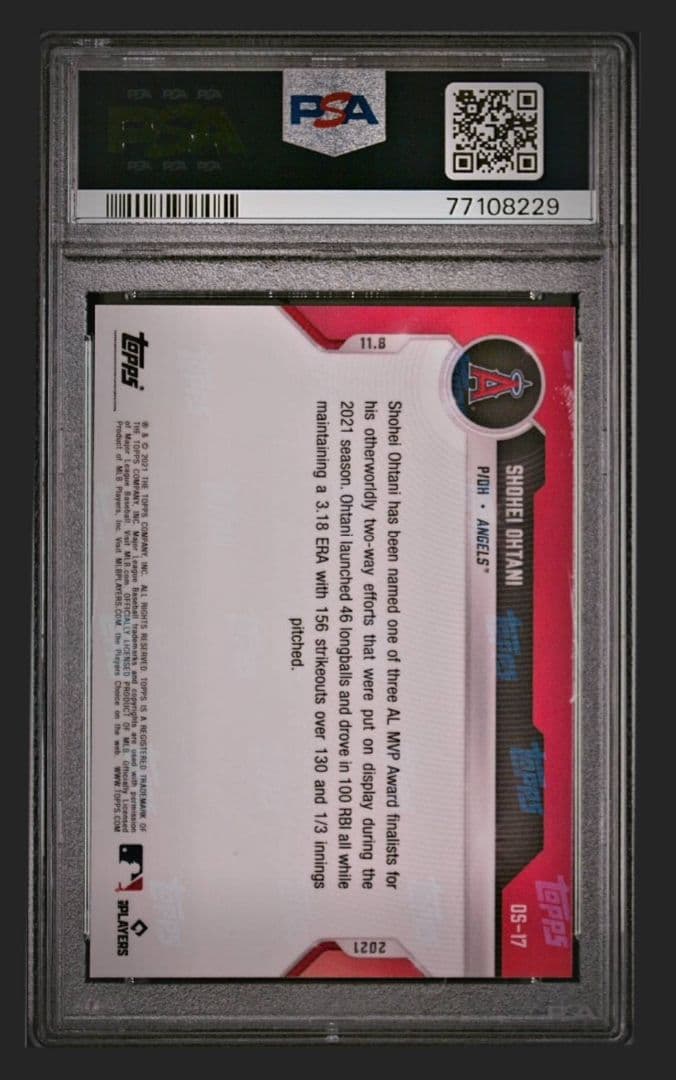 PSA10 大谷翔平 2021 Topps Now OS17 - メルカリ