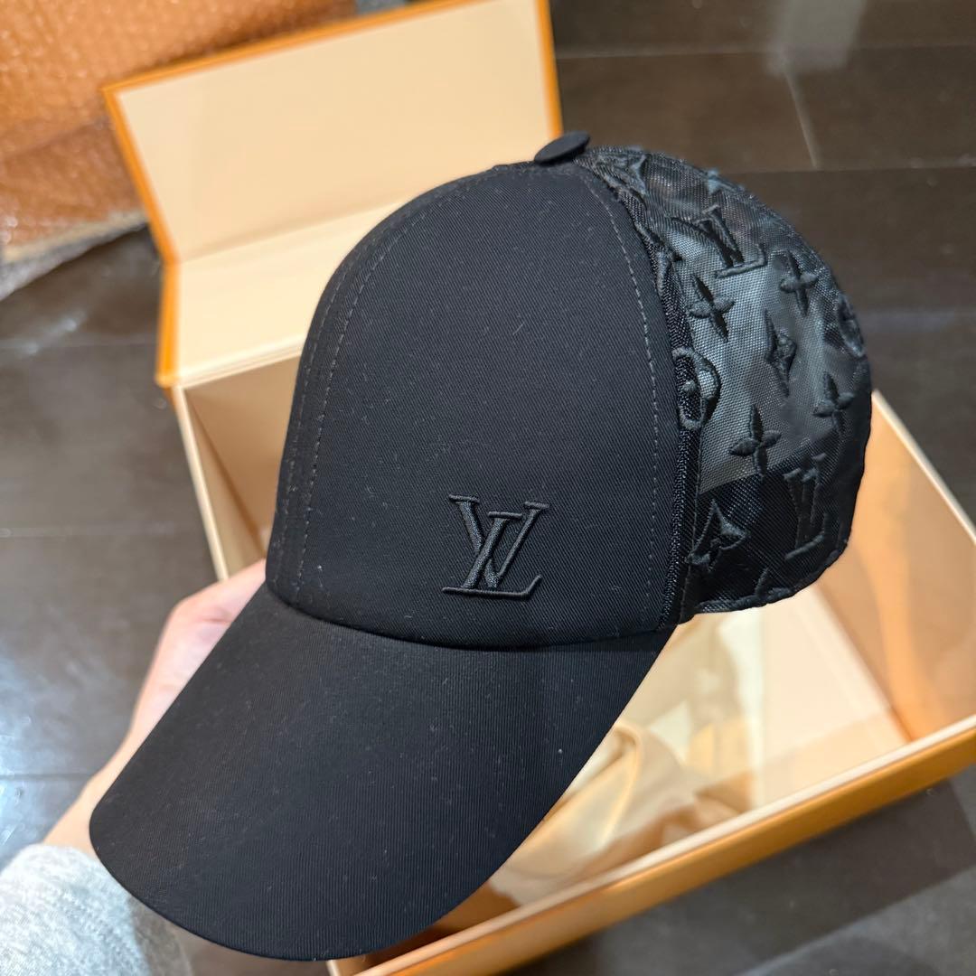 TSLouis Vuitton ベースボール　メッシュキャップ ブラック