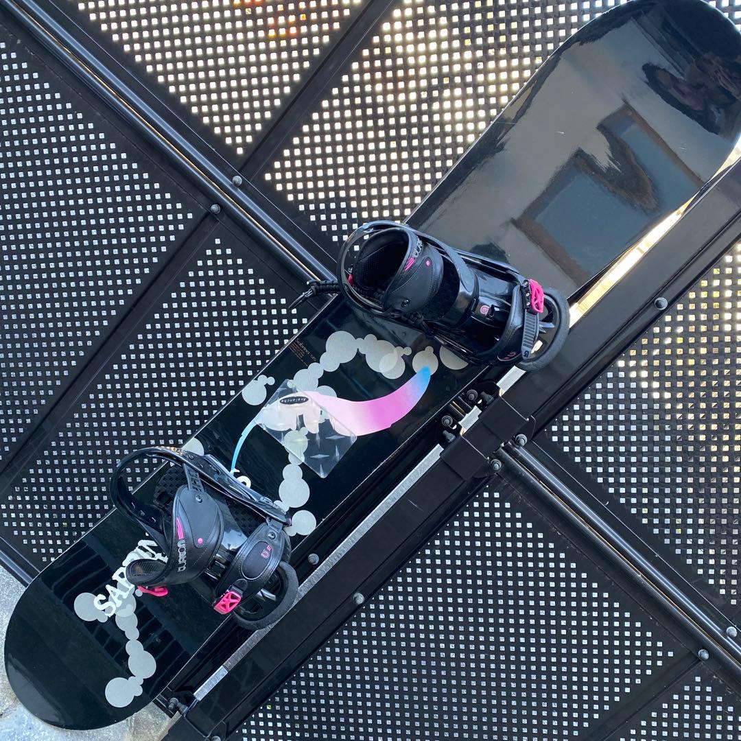 SABRINA　サブリナ　Burton バートン　スノーボードセット！　144㎝ スノーボード2点セット レディース SABRINA 23-24 GTC + ZM