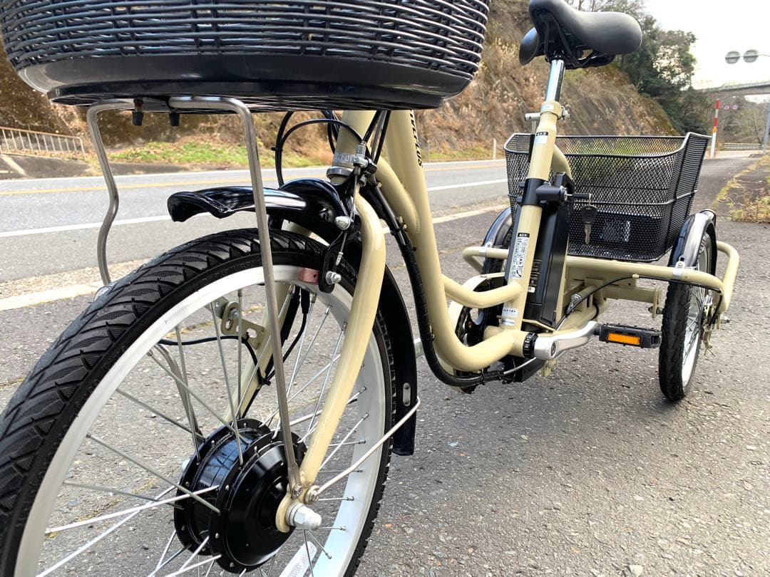 動作確認済 送料無料 電動三輪自転車5.8Ah 8.5Ah 2個付 20-16