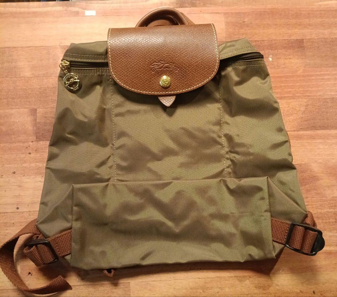 ​【yuna】ロンシャン ル プリアージュ バックパック カーキ ル プリアージュ® エナジー L バックパック カーキ - リサイクル