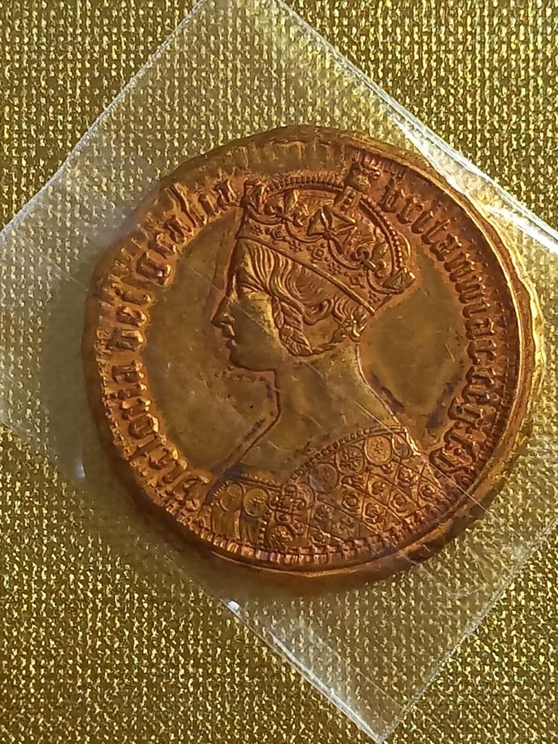 古銭　海外記念幣　イギリス　ヴィクトリア女王 王室紋章 記念メダル