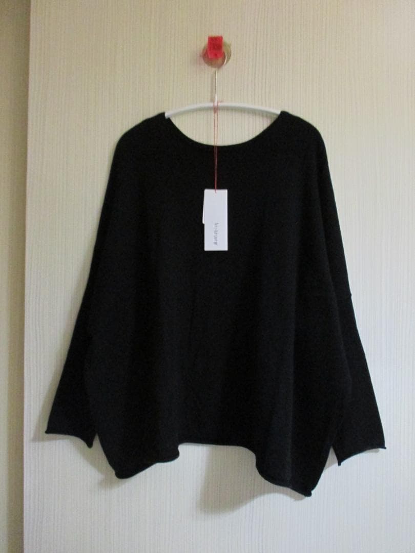 ヴェリテクール Veritecoeur ST-121 ニットプルオーバー 黒