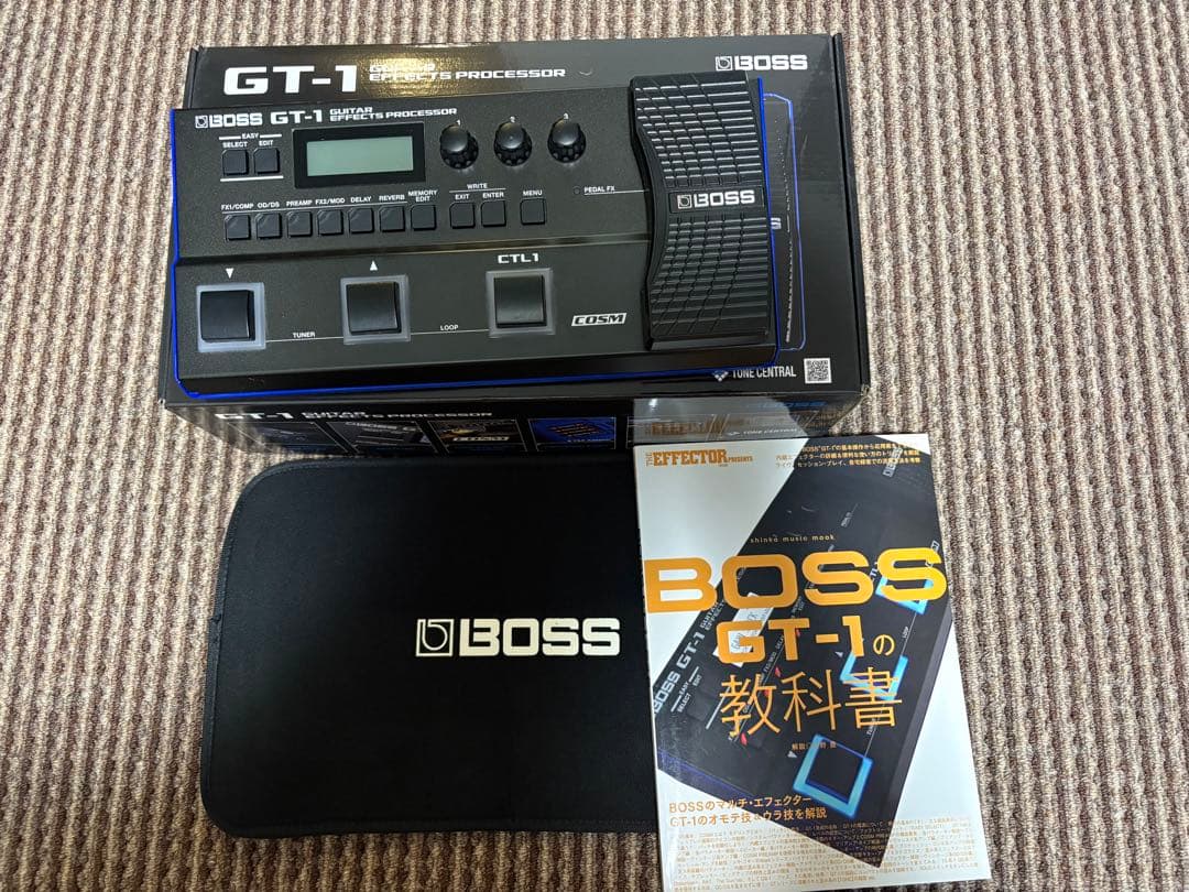 BOSS GT-1 ギターエフェクター GT-1教科書つき！