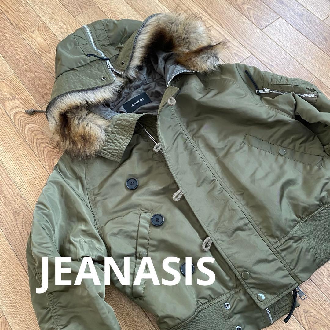 JEANASIS N2B flight jacketジャケット ファー付き ♪ タヌキファー毛襟N2Bフライトジャケット -PESSOA CLUB