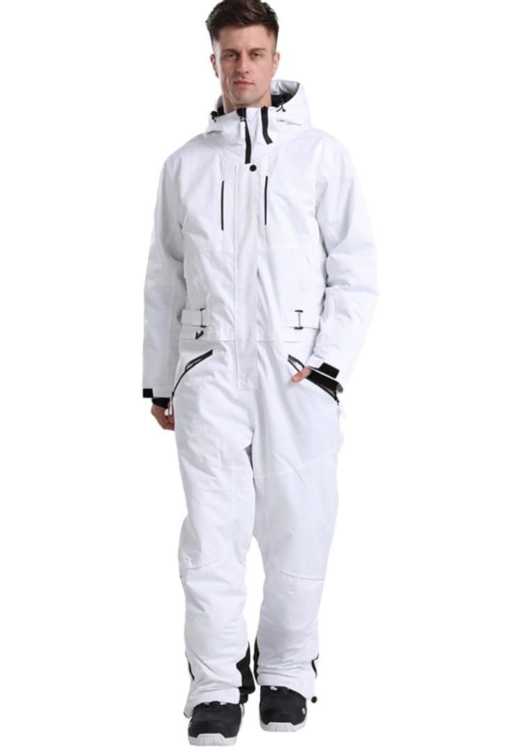 ホワイト スノーボードウェア Lサイズ