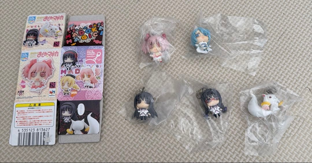 キューティーフィギュアマスコット　魔法少女まどか⭐︎マギカ　まとめ売り5点