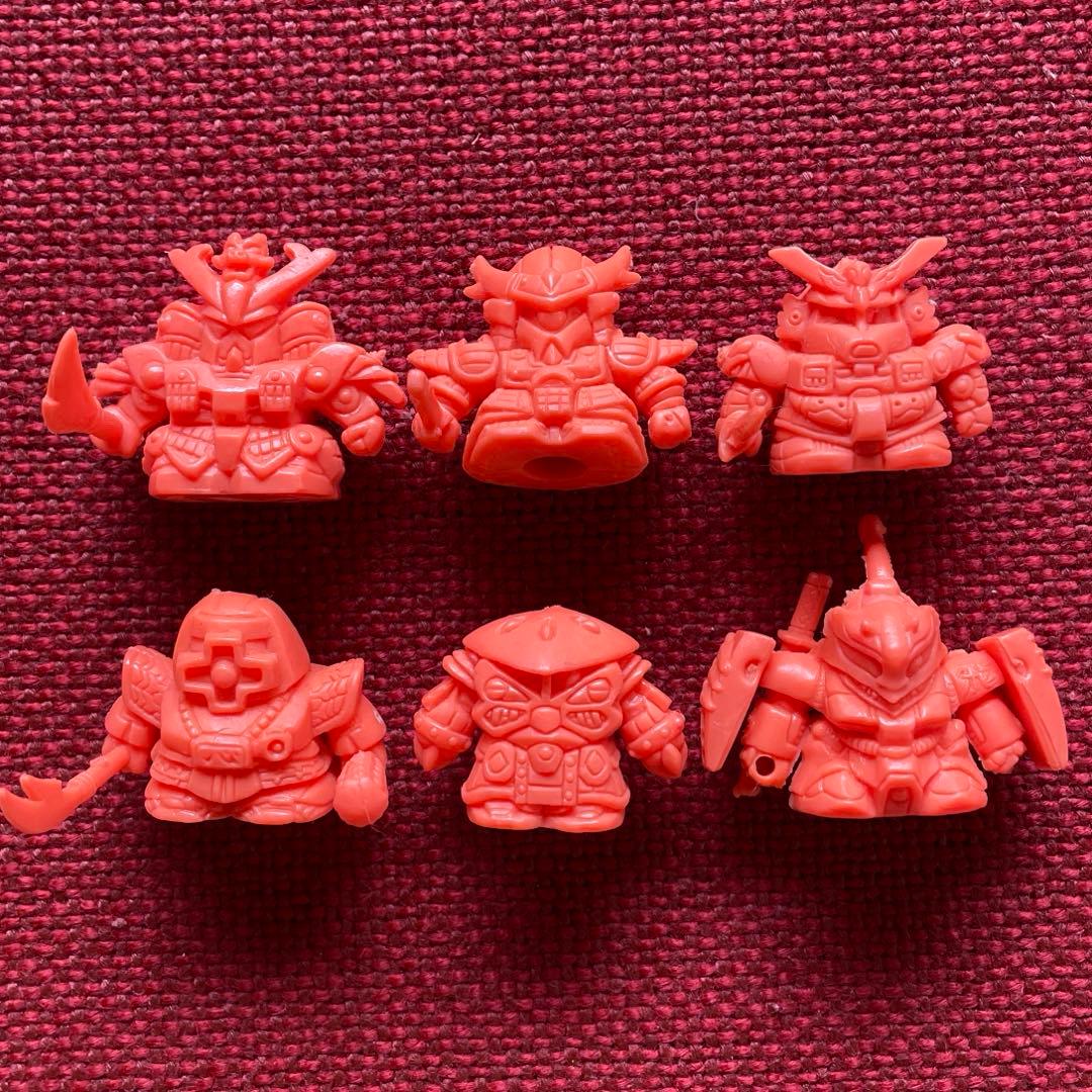 ガン消し SDガンダム 橙 オレンジ 6体セット 武者 - メルカリ