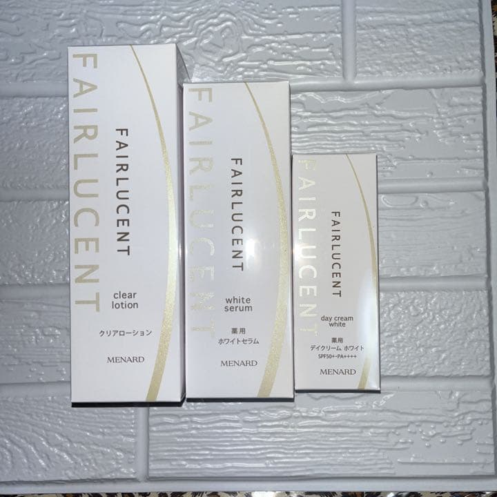 新品未開封　フェアルーセント　　3点美白セット