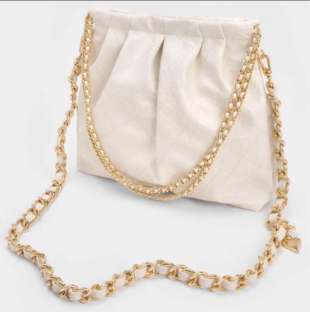 バッグ Charles & keith Duo bag CHARLES & KEITH Duo ドゥオ チェーンハンドルツーウェイバックパック