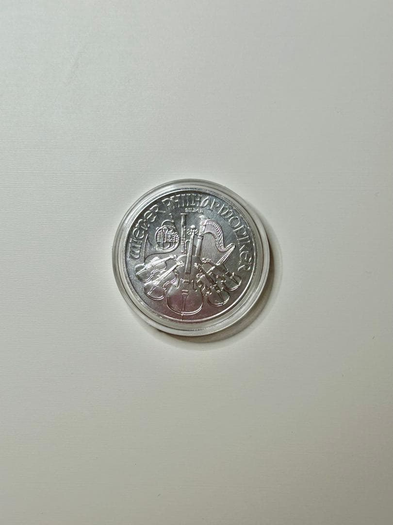 オーストリア 2021 ウィーンフィル1.5ユーロ 1オンス銀貨1枚