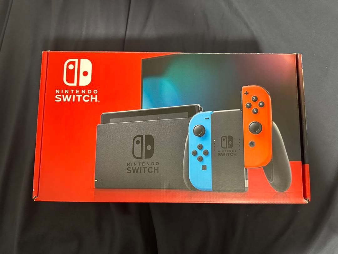 【ドック完全未使用】Nintendo Switch本体ネオンブルー/ネオンレッド