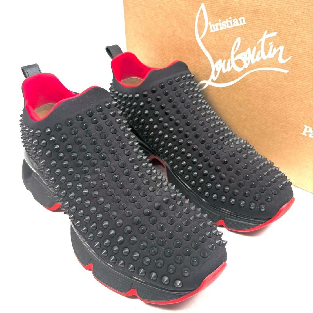 クリスチャンルブダン　スニーカー　スパイク　42