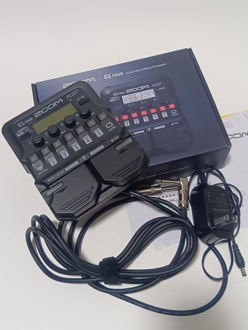 ZOOM G1 FOUR マルチエフェクター ACアダプター付き S115292835