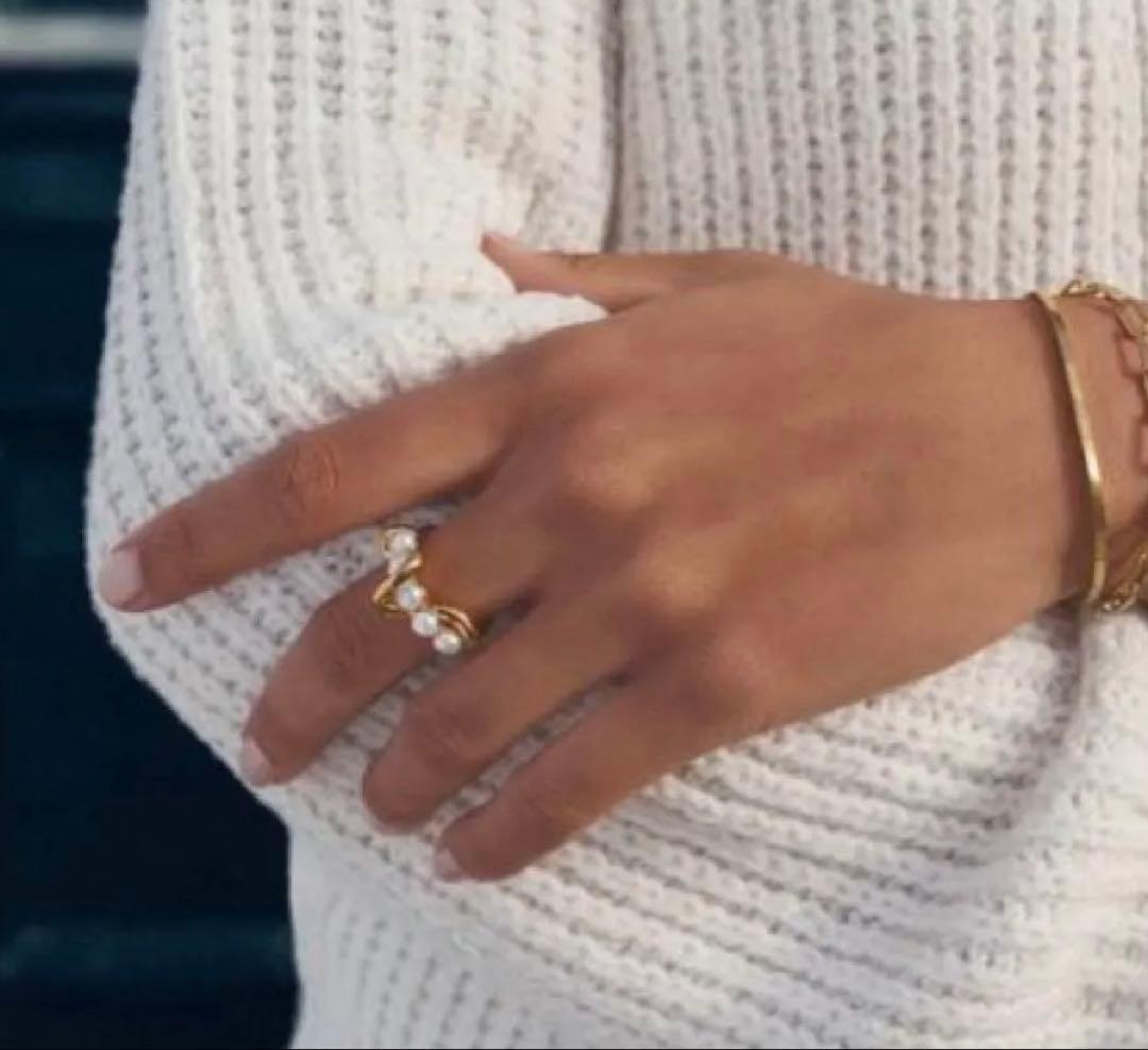 Missoma Molten パールリング