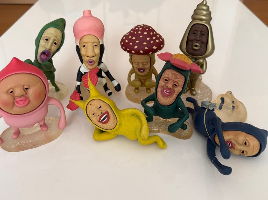 こびとづかん 陶器フィギュア 8体セット （ジャンク品含む）