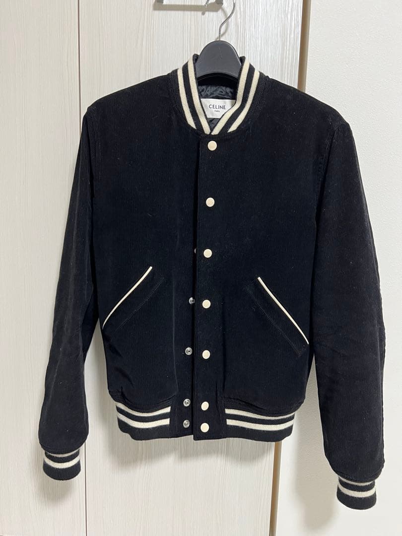 CELINE スタジャン　44 CELINE - CELINE セリーヌ スタジャン 44(S位) 黒 【古着】【中古】の