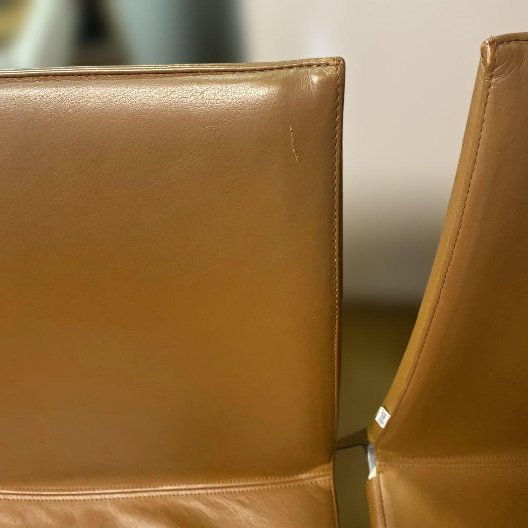 輸入家具 イタリア製 zanotta ザノッタ ダイニングチェア 2脚 - メルカリ