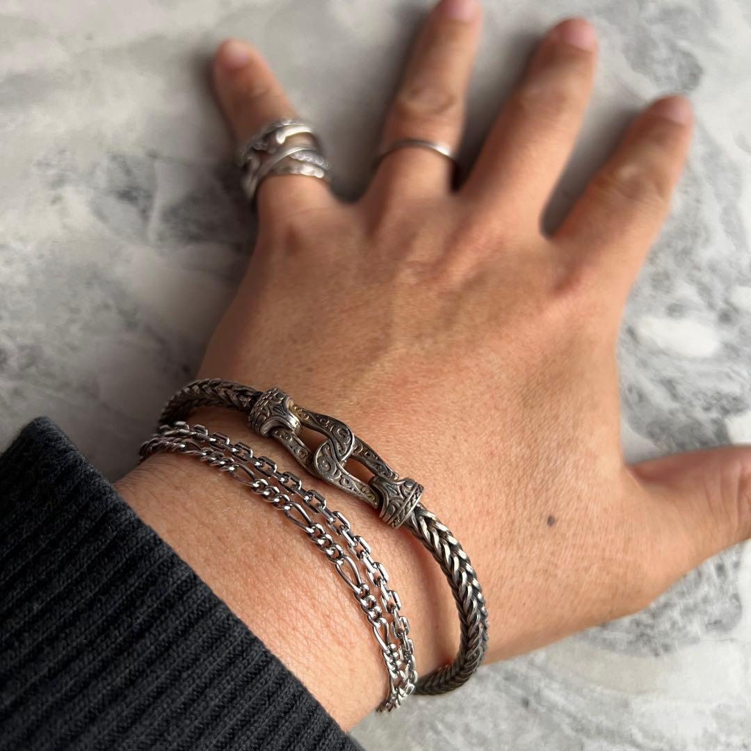 VINTAGE ダブルホースシュー 馬蹄 ブレイド ブレスレット ヴィンテージ