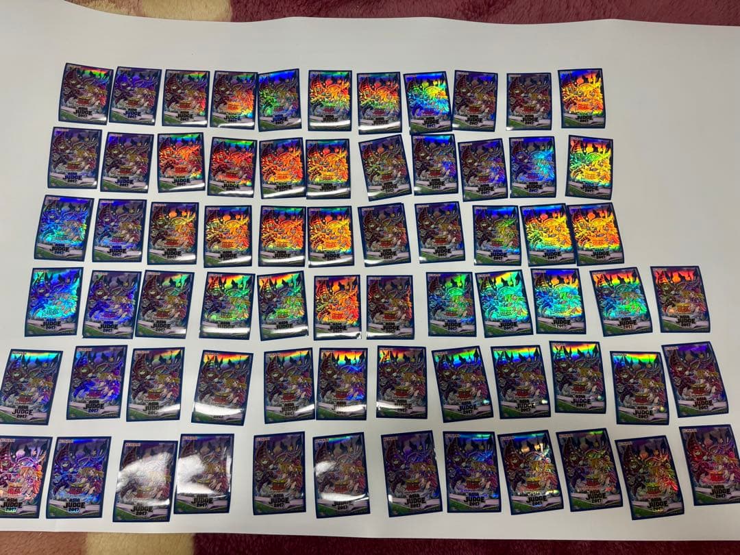 遊戯王 トゥーン ジャッジ asia judge 2017 スリーブ 130枚 - メルカリ