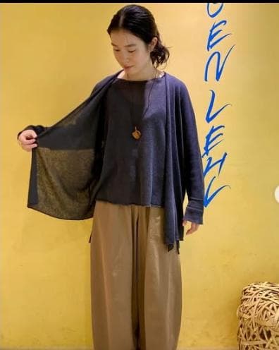 2024ヨーガンレール✩未使用 ニットカーディガン ババグーリ - メルカリ