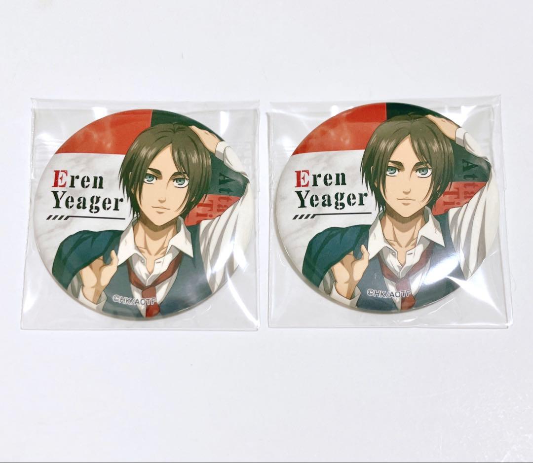 希少 進撃の巨人 ドンキホーテ コラボ ドンキ スーツ エレン 缶バッジ