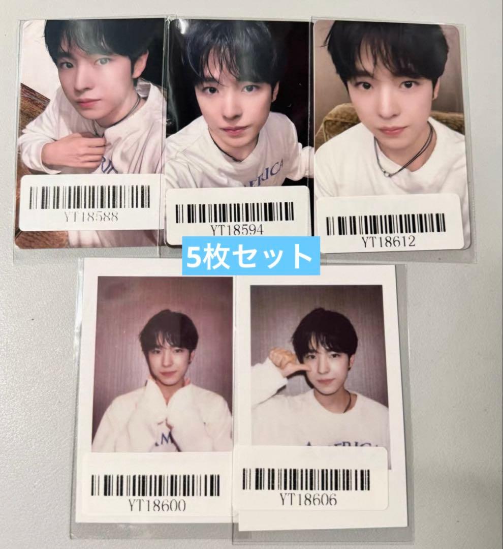 NCTWISHユウシ poppop KMStation 上海限定トレカ5枚セット