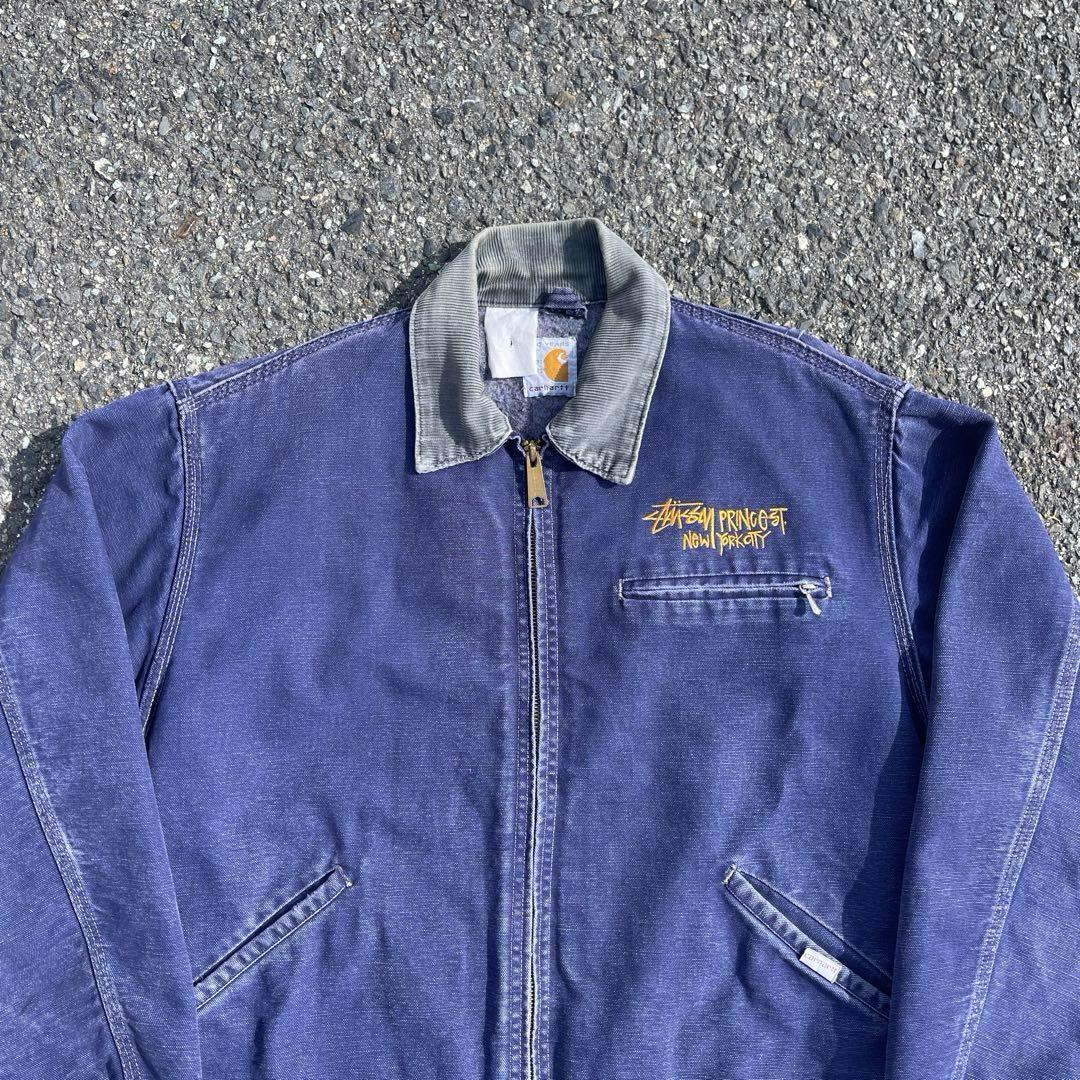超絶幻級】stussy × Carharttデトロイトジャケット80s入手不可 - メルカリ
