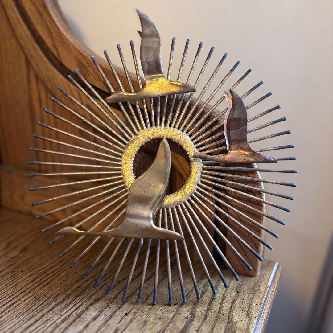 ミッドセンチュリー バードスカルプチャー c.jere ウォールスカルプ