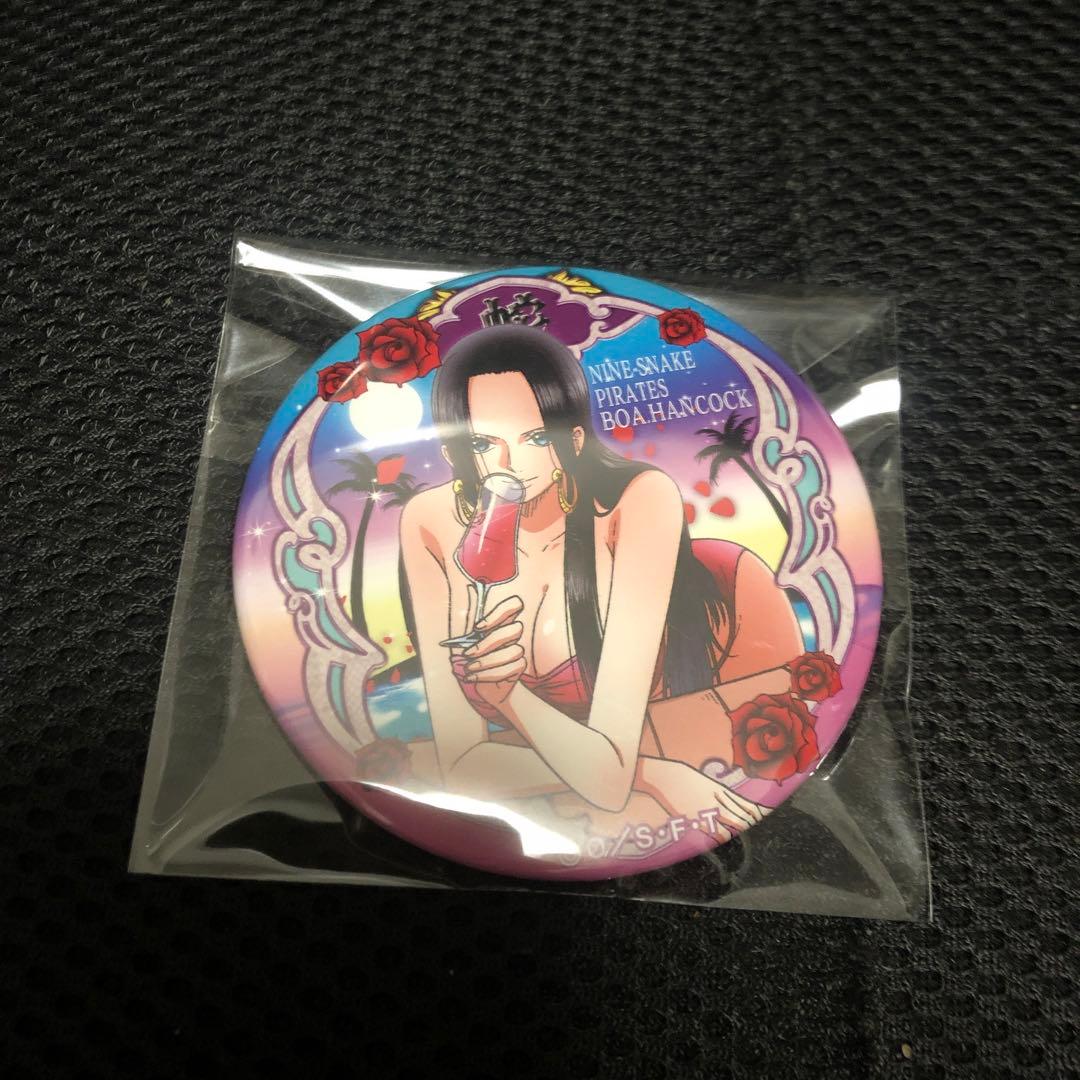 ワンピース　缶バッジ　ハンコック　輩　プレミアム