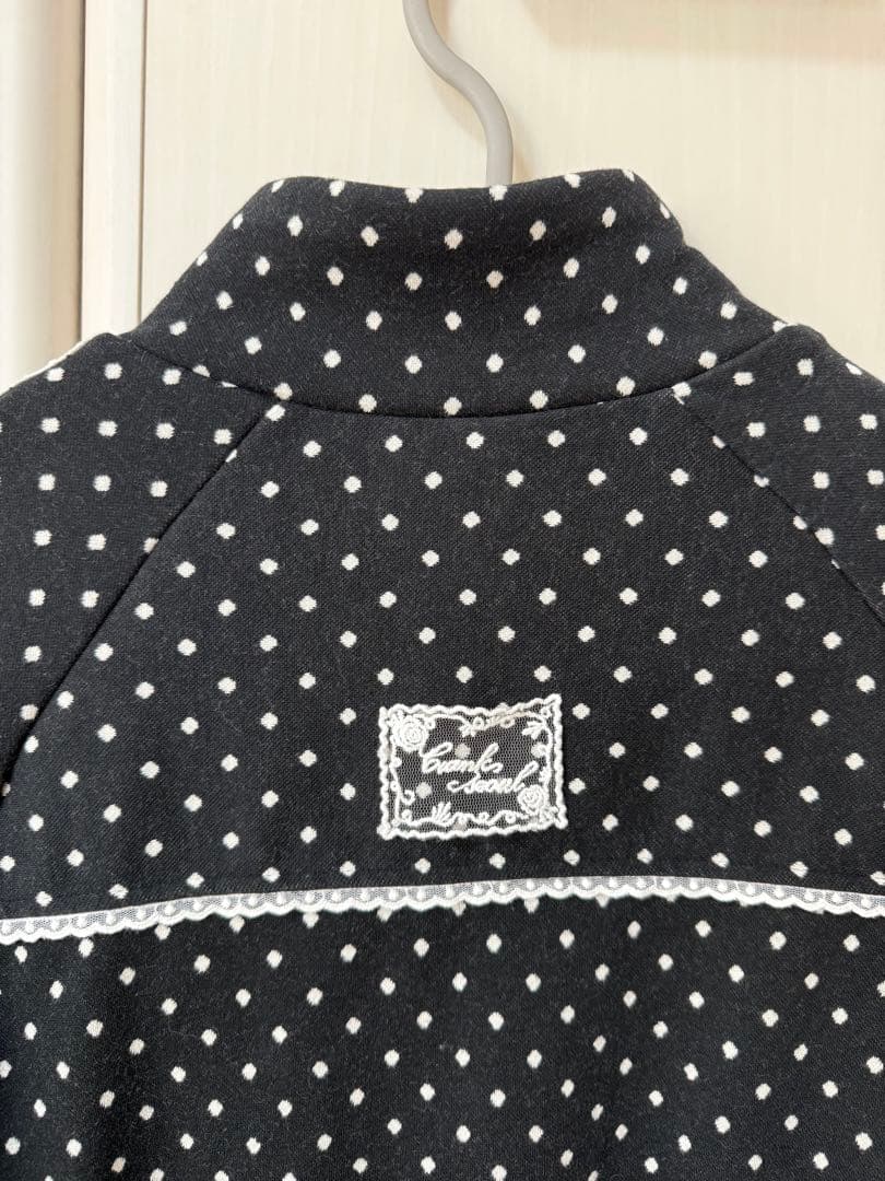 crank rose dot track jacket - メルカリ