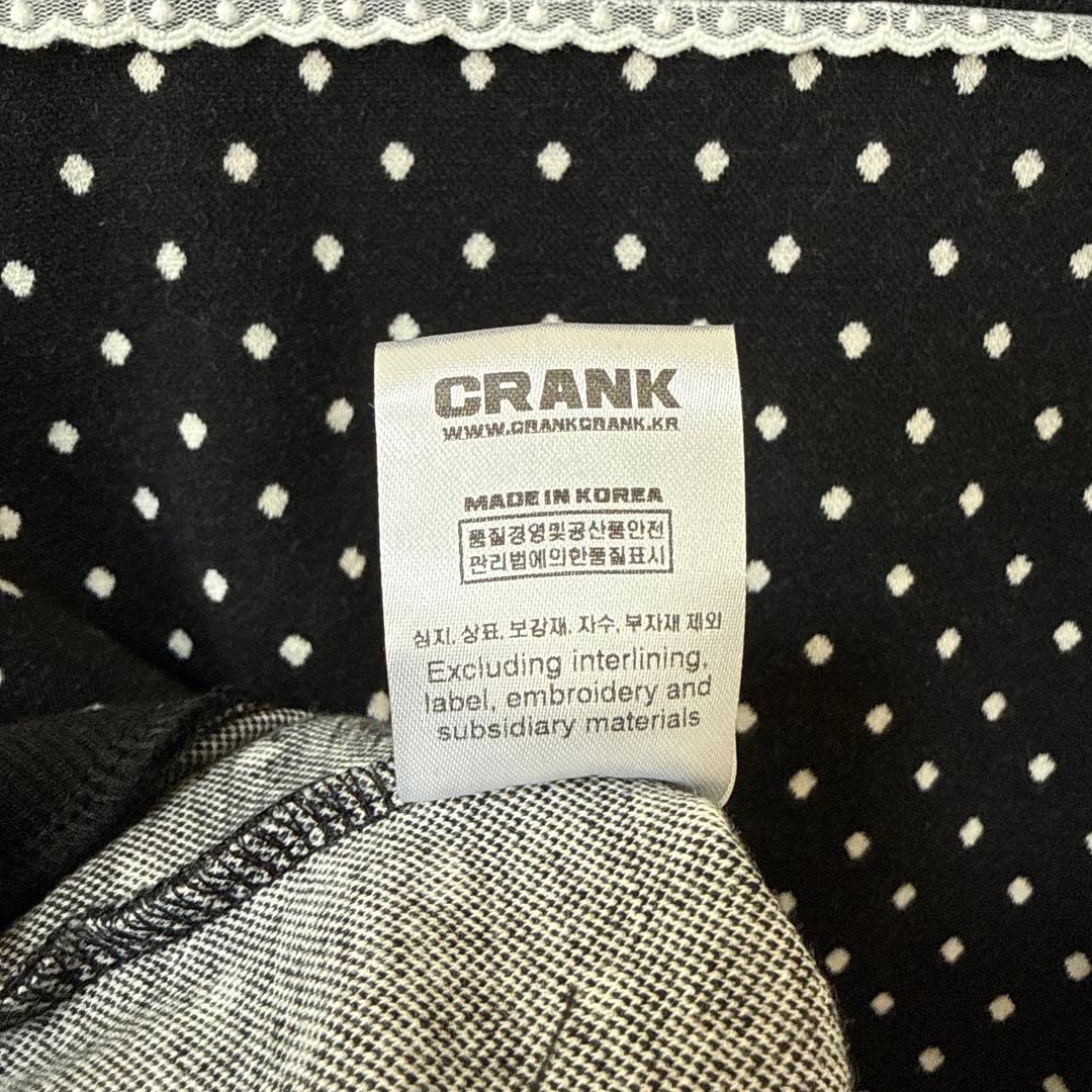 crank rose dot track jacket - メルカリ