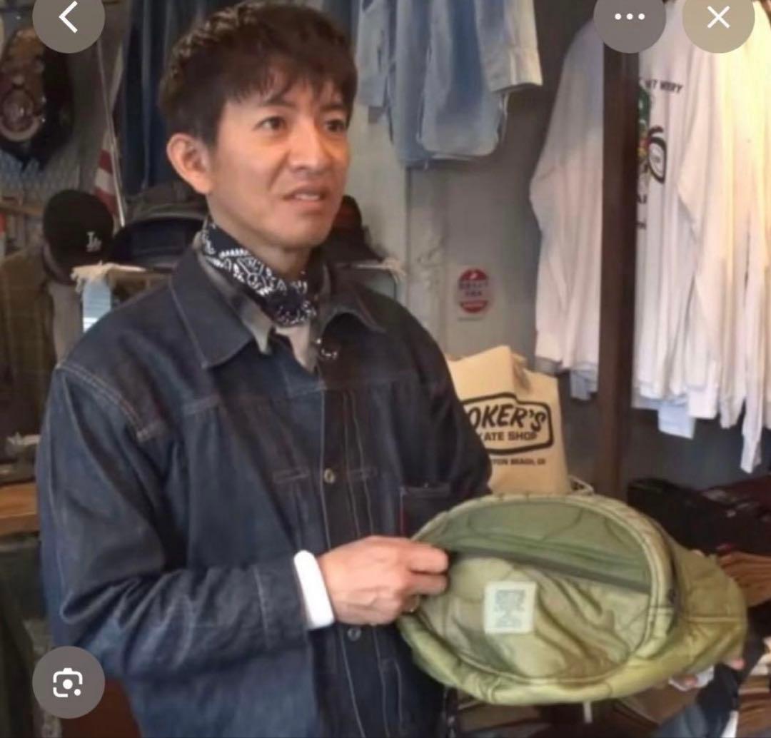 us 三軒茶屋 カスタマイズ ボディバック 木村拓哉さん愛用 グリーン