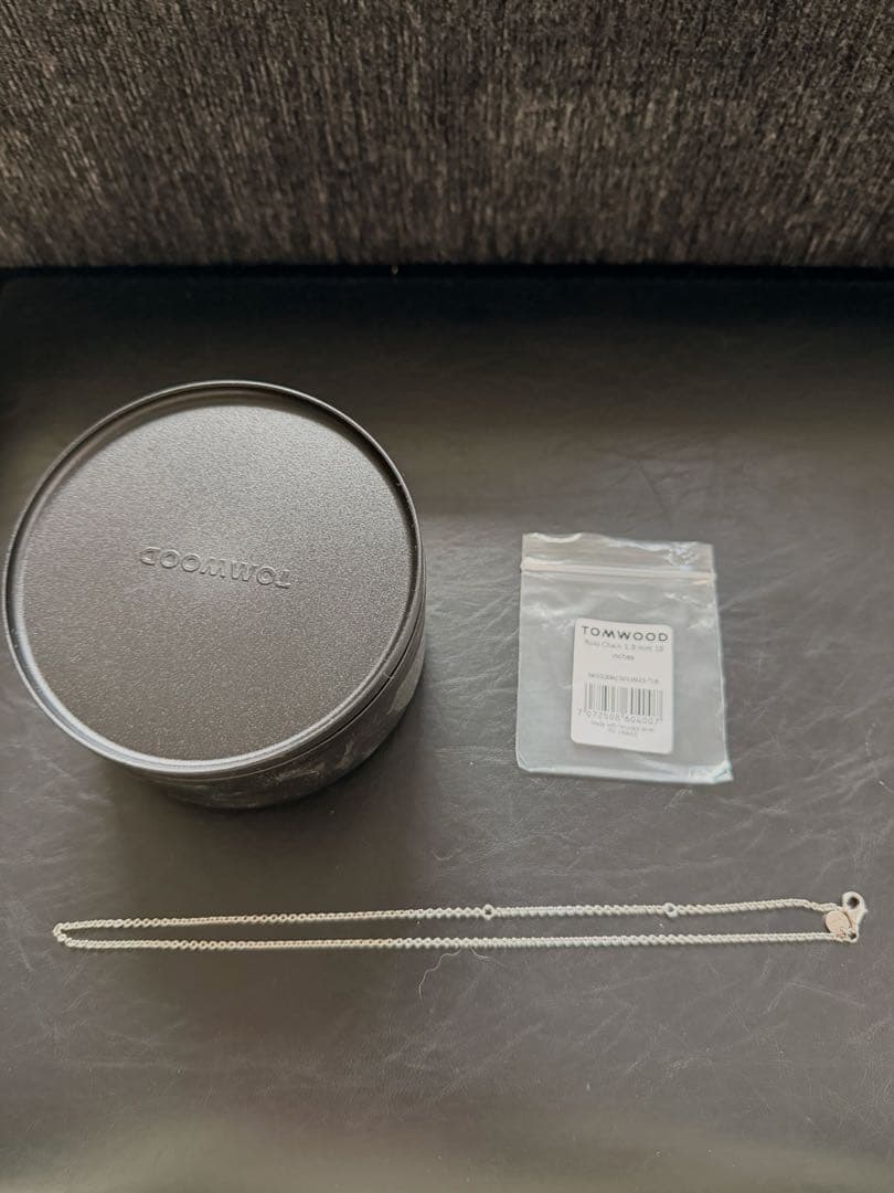 Tom Wood rolo chain 18inc トムウッド　ロロチェーン18 TOMWOOD トムウッド Rolo Chain 18 inch シルバー チェーンネックレス