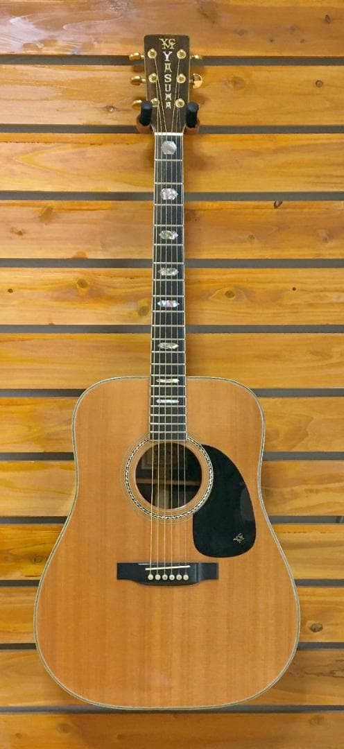 限界値引》 YASUMAギター800 稀少ブラックハカランダ使用！ 安間楽器製
