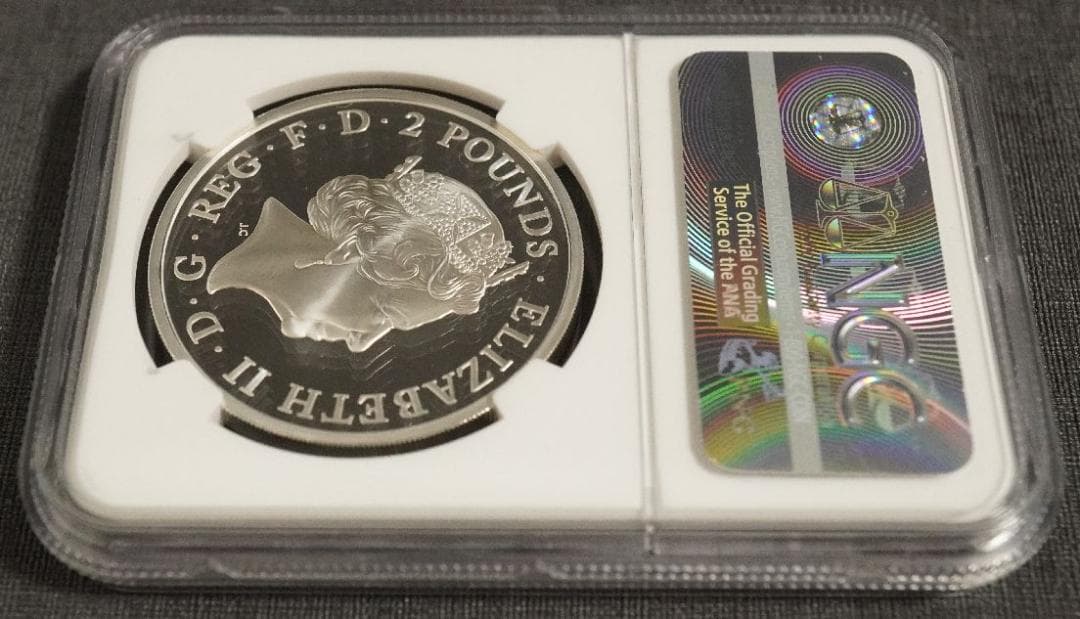 2017 ブリタニア 20周年 プルーフ 銀貨 NGC PF70UC COA箱付 - メルカリ