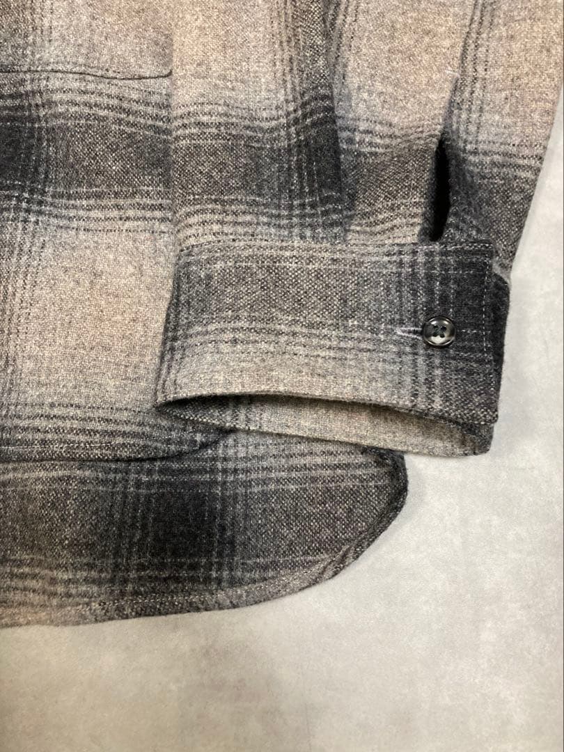 POLYPLOID ウールシャツジャケット シャドーチェック 24AW - メルカリ
