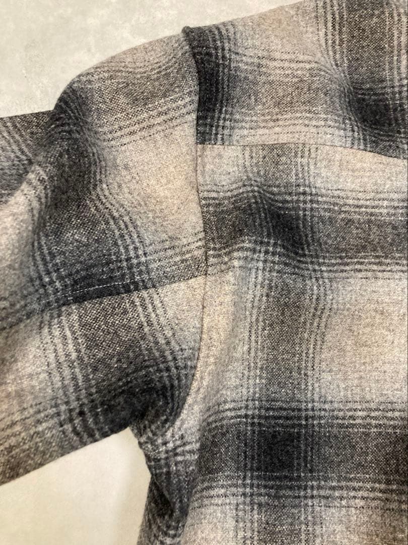POLYPLOID ウールシャツジャケット シャドーチェック 24AW - メルカリ