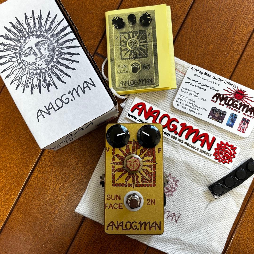 ANALOG.MAN SUN FACE 2N Fuzz アナログマン Analog Man Sun Face Fuzzface fuzz pedal