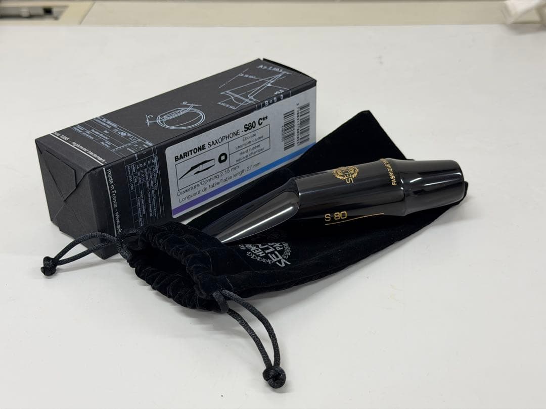 【新品未使用】Selmer セルマーバリトンサックス用マウスピースS80 C★★