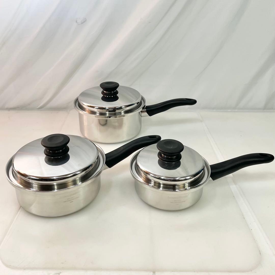 ◎ Amway アムウェイ クィーン ソースパン 3点セット