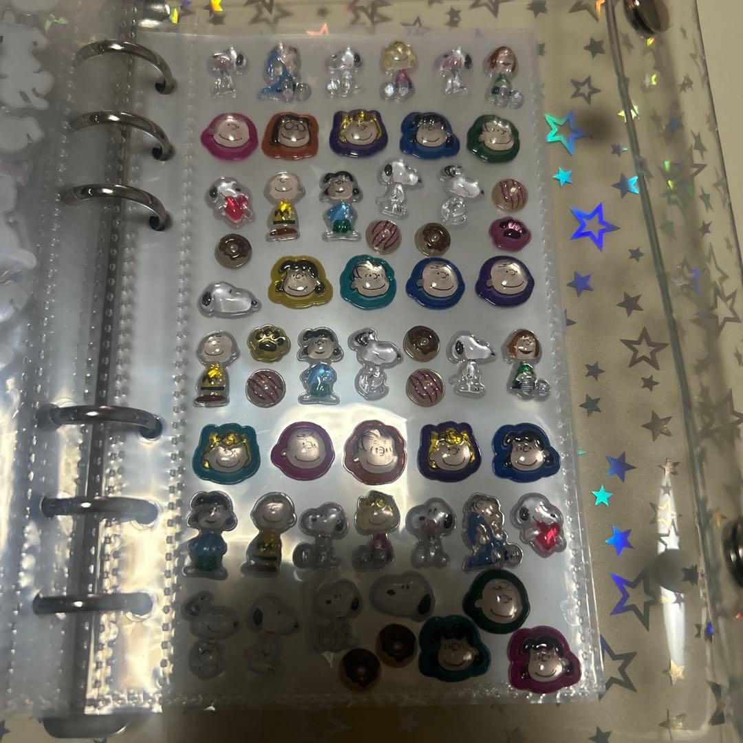 シール帳完成品　ボンドロップシール正規品　キャラクターシール　A6サイズ　９p