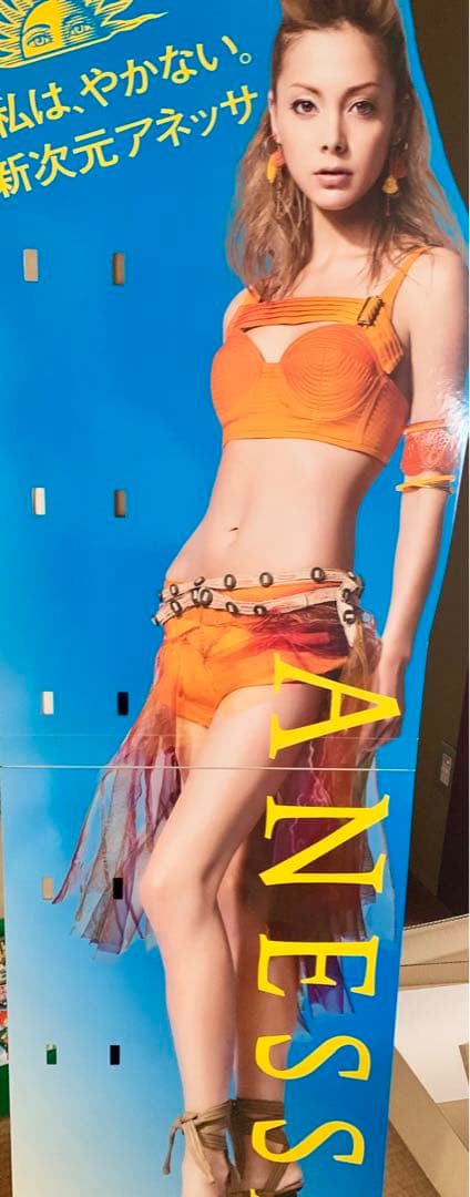 感激レア／非売品立て看板パネル「土屋アンナ」資生堂アネッサANESSA 感激レア／非売品立て看板パネル「土屋アンナ」資生堂アネッサANESSAの